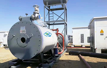 Skid-mounted fuel (oil) gas boilers